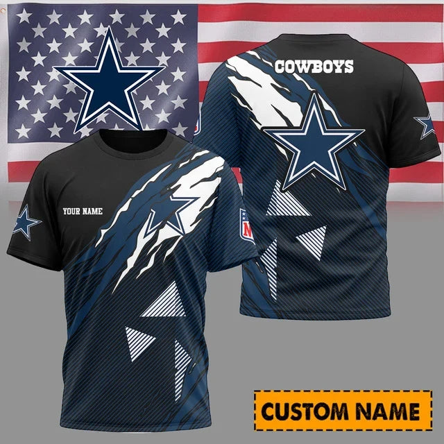 [SPECIAL OFFER] NEW CUSTOMIZED NFL21 DCB DALLAS COWBOYS UNISEX T-SHIRT & POLO
