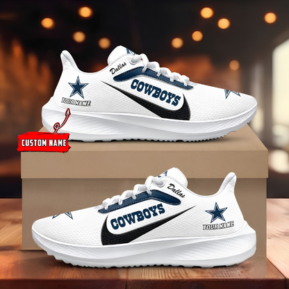[SPECIAL OFFER] NEW CUSTOMIZED NFL21 DCB DALLAS COWBOYS ROAD RUNNING SHOES
