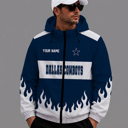 [SPECIAL OFFER] NEW CUSTOMIZED NFL21 DCB DALLAS COWBOYS WINDBREAKER JACKET