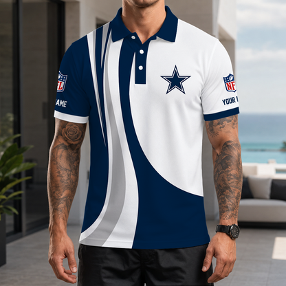 [SPECIAL OFFER] NEW CUSTOMIZED NFL21 DCB DALLAS COWBOYS POLO SHIRT