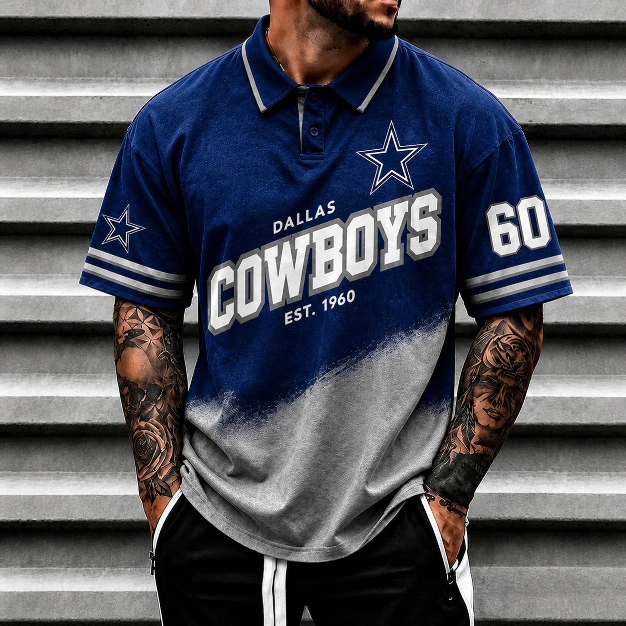 [SPECIAL OFFER] NEW CUSTOMIZED NFL21 DCB DALLAS COWBOYS POLO SHIRT