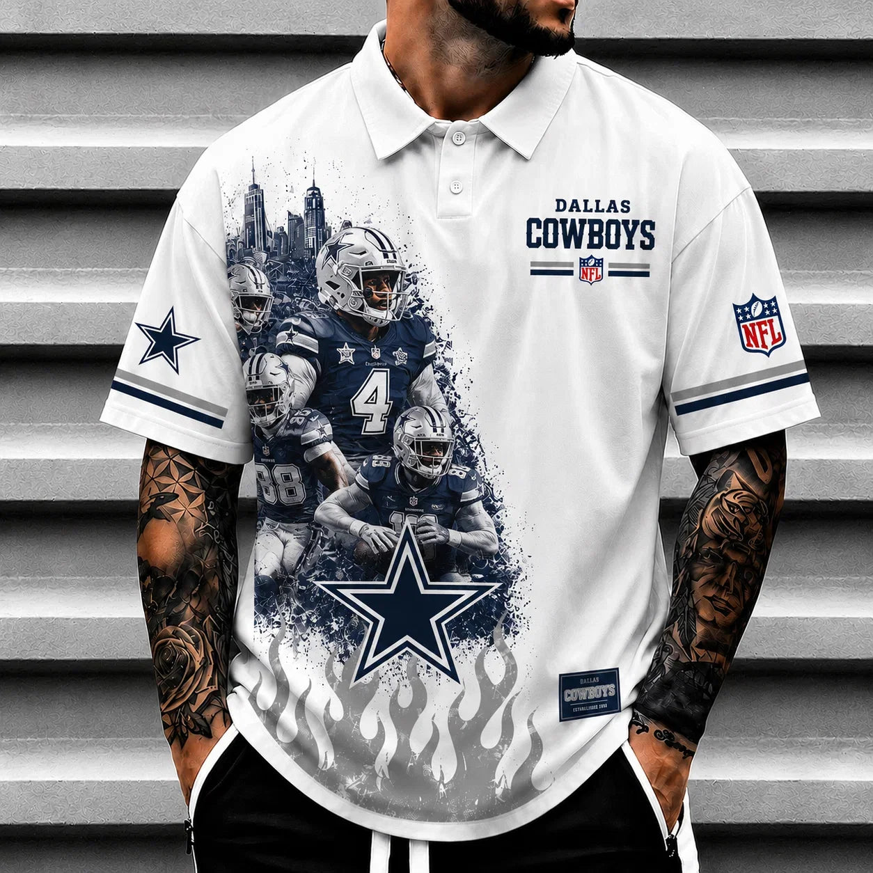[SPECIAL OFFER] NEW CUSTOMIZED NFL21 DCB DALLAS COWBOYS POLO SHIRT