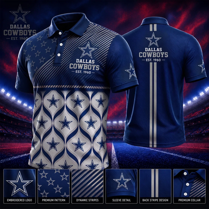 [SPECIAL OFFER] NEW CUSTOMIZED NFL21 DCB DALLAS COWBOYS POLO SHIRT