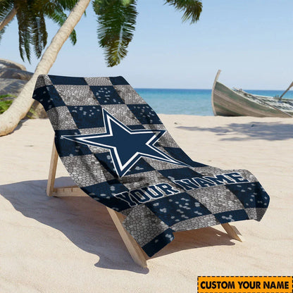 [SPECIAL OFFER] NEW CUSTOMIZED NFL21 DCB DALLAS COWBOYS BEACH TOWEL