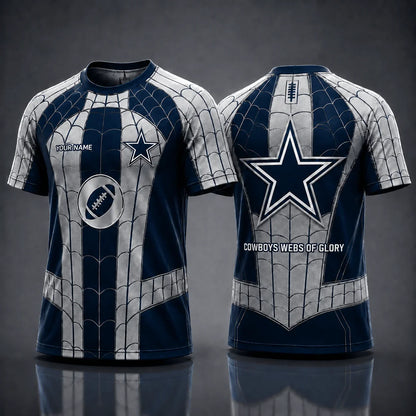 [SPECIAL OFFER] NEW CUSTOMIZED NFL21 DCB DALLAS COWBOYS x SPIDER T-SHIRT, HOODIE & ZIP HOODIE