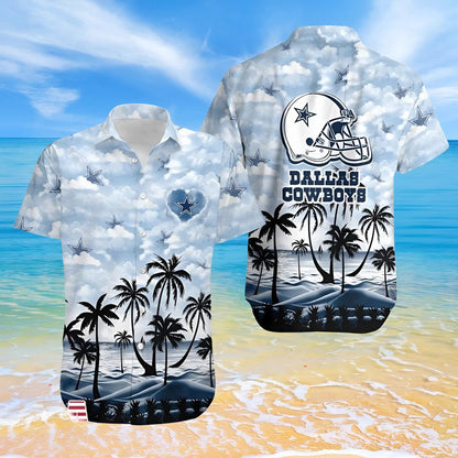 [SPECIAL OFFER] NEW CUSTOMIZED NFL21 DCB DALLAS COWBOYS UNISEX HAWAIIAN SHIRT