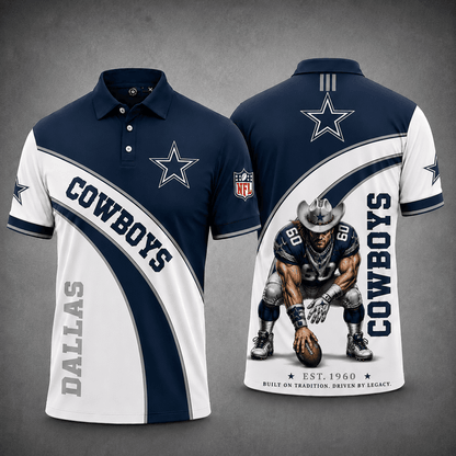 [SPECIAL OFFER] NEW CUSTOMIZED NFL21 DCB DALLAS COWBOYS POLO SHIRT