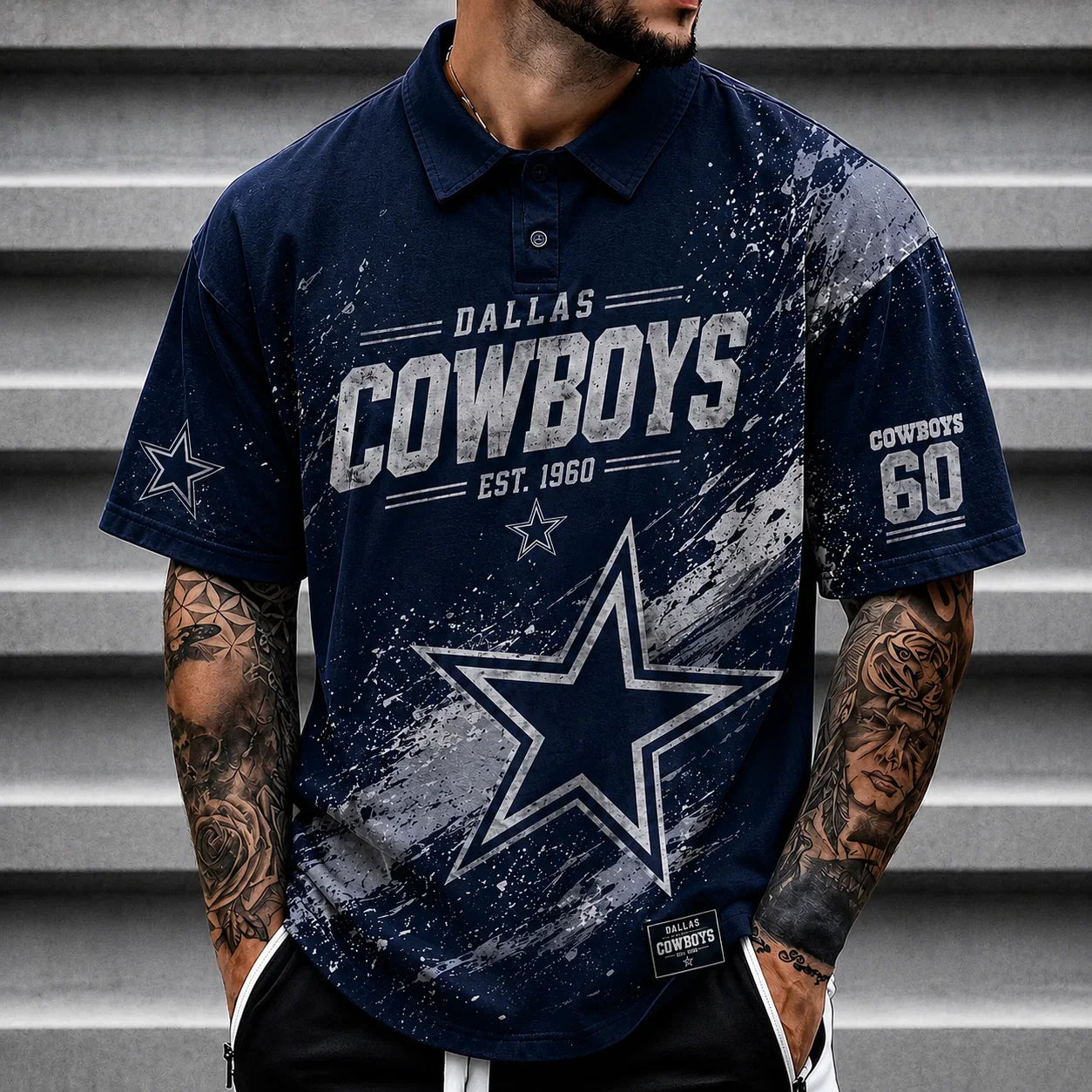 [SPECIAL OFFER] NEW CUSTOMIZED NFL21 DCB DALLAS COWBOYS POLO SHIRT