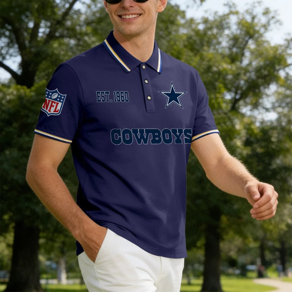 [SPECIAL OFFER] NEW CUSTOMIZED NFL21 DCB DALLAS COWBOYS POLO SHIRT