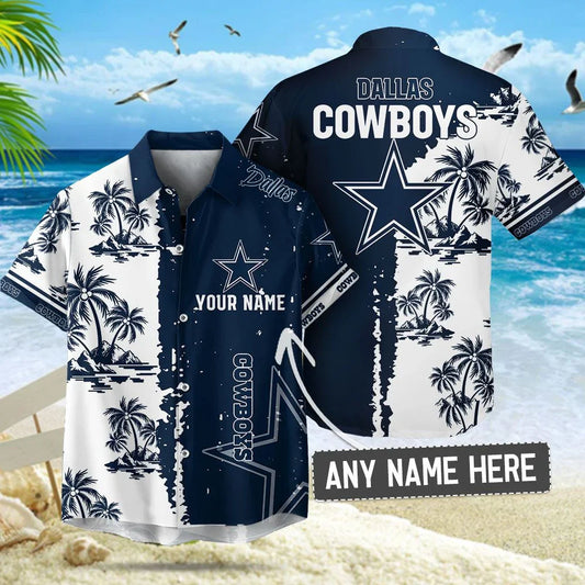 [SPECIAL OFFER] NEW CUSTOMIZED UNISEX NFL21 DCB DALLAS COWBOYS HAWAIIAN SHIRT & SHORTS SET