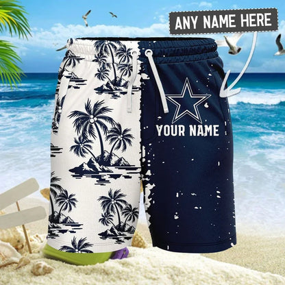 [SPECIAL OFFER] NEW CUSTOMIZED UNISEX NFL21 DCB DALLAS COWBOYS HAWAIIAN SHIRT & SHORTS SET