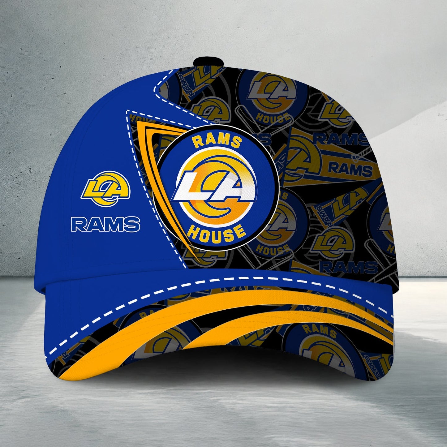 [SPECIAL OFFER] NEW CUSTOMIZED NFL22 LAR LOS ANGELES RAMS CLASSIC CAP