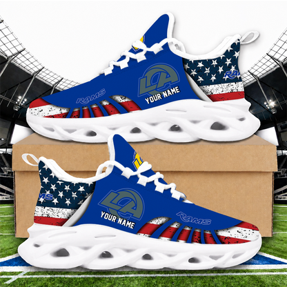 [SPECIAL OFFER] NEW CUSTOMIZED NFL22 LAR LOS ANGELES RAMS UNISEX CLUNKY SNEAKERS