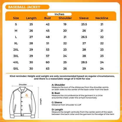 LIMITED EDITION UNISEX BASEBALL JACKET – URBAN STREET STYLE 08