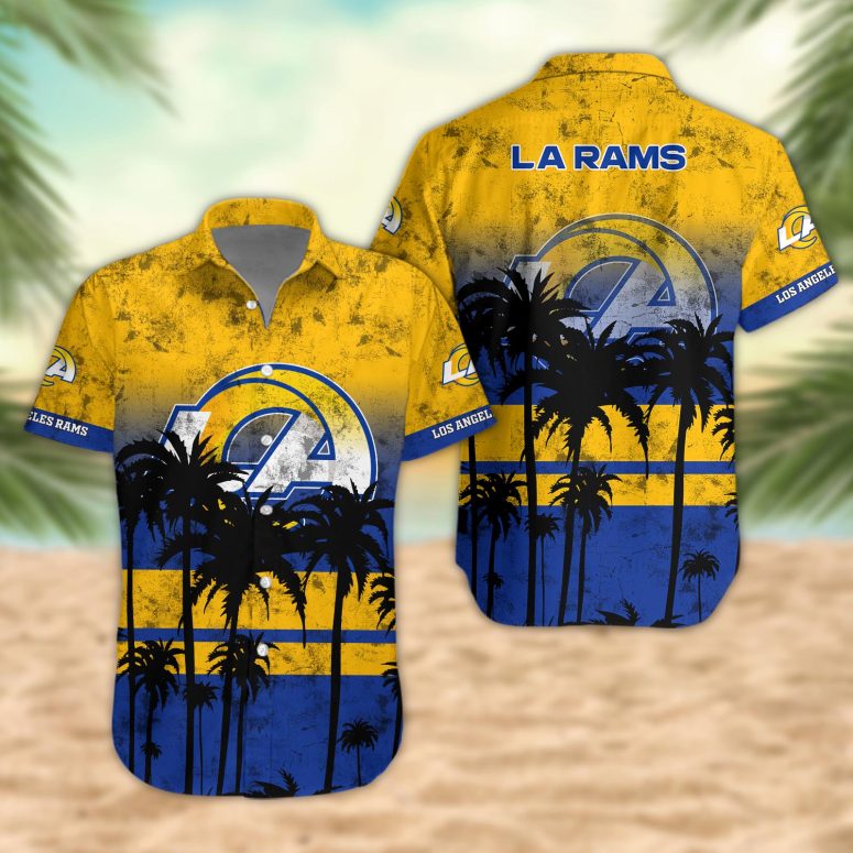 [SPECIAL OFFER] NEW CUSTOMIZED NFL22 LAR LOS ANGELES RAMS UNISEX HAWAIIAN SHIRT