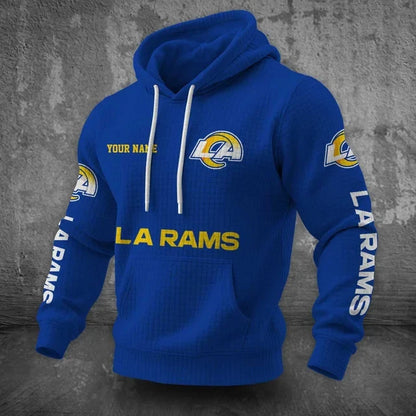 [SPECIAL OFFER] NEW CUSTOMIZED NFL22 LAR LOS ANGELES RAMS UNISEX HOODED SWEATSHIRT