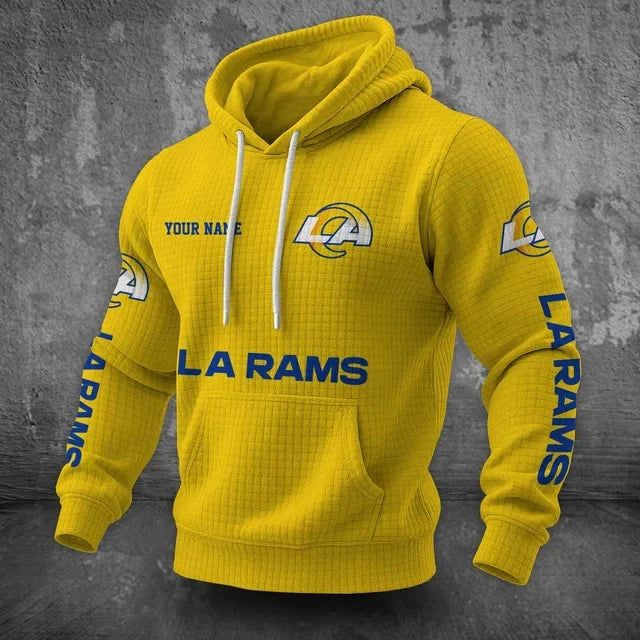 [SPECIAL OFFER] NEW CUSTOMIZED NFL22 LAR LOS ANGELES RAMS UNISEX HOODED SWEATSHIRT
