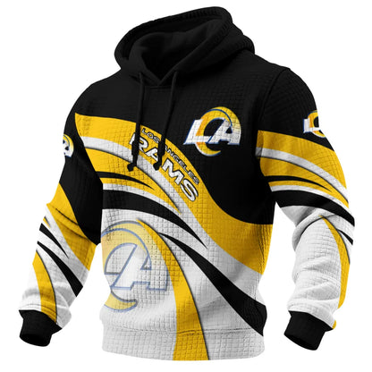 [SPECIAL OFFER] NEW CUSTOMIZED NFL22 LAR LOS ANGELES RAMS UNISEX HOODED SWEATSHIRT