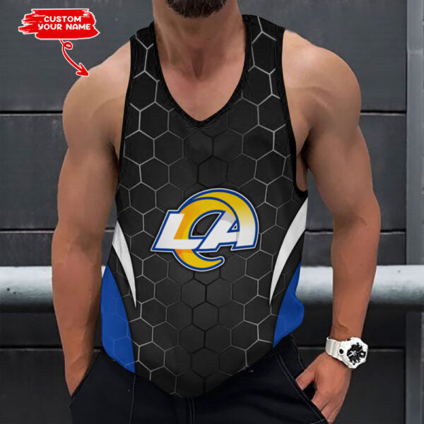 [SPECIAL OFFER] NEW CUSTOMIZED NFL22 LAR LOS ANGELES RAMS UNISEX TANK TOP