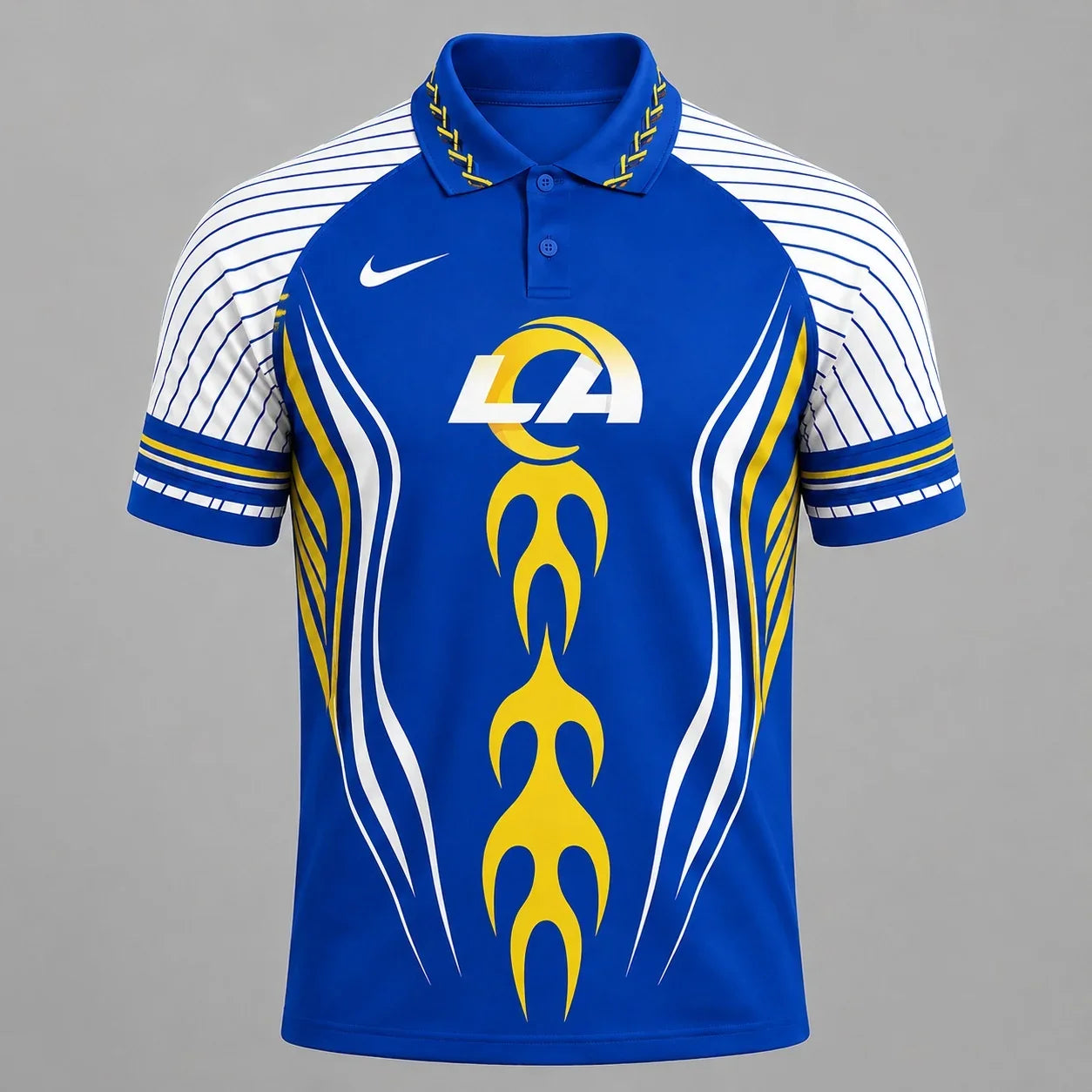 [SPECIAL OFFER] NEW CUSTOMIZED NFL22 LAR LOS ANGELES RAMS POLO SHIRT