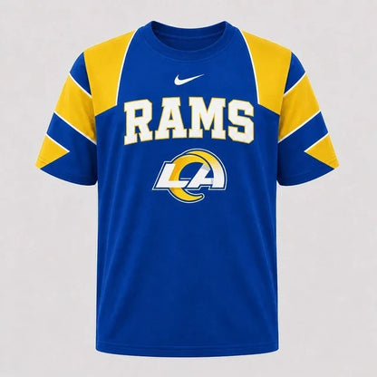 [SPECIAL OFFER] NEW CUSTOMIZED NFL22 LAR LOS ANGELES RAMS RAGLAN TEE