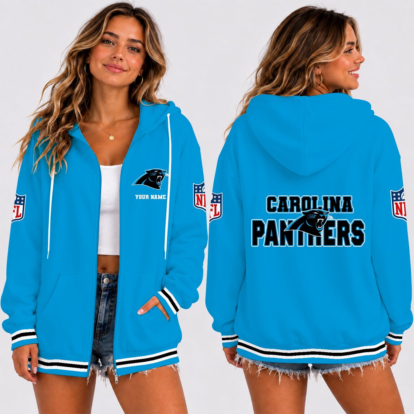[SPECIAL OFFER] NEW CUSTOMIZED NFL23 CLP CAROLINA PANTHERS T-SHIRT, HOODIE, ZIP HOODIE