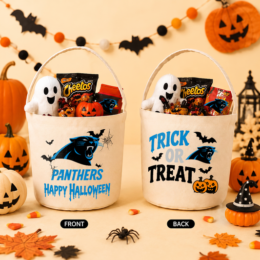 [SPECIAL OFFER] NEW CUSTOMIZED NFL23 CLP CAROLINA PANTHERS HALLOWEEN BASKET