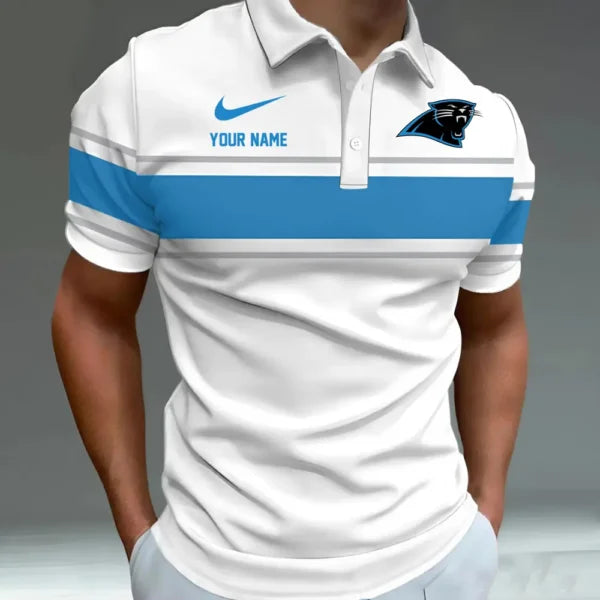 [SPECIAL OFFER] NEW CUSTOMIZED NFL23 CLP CAROLINA PANTHERS POLO SHIRT