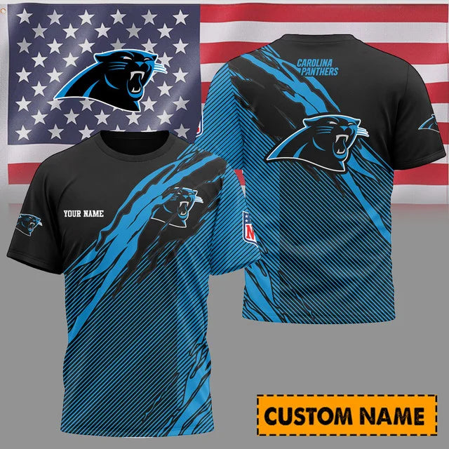 [SPECIAL OFFER] NEW CUSTOMIZED NFL23 CLP CAROLINA PANTHERS UNISEX T-SHIRT & POLO