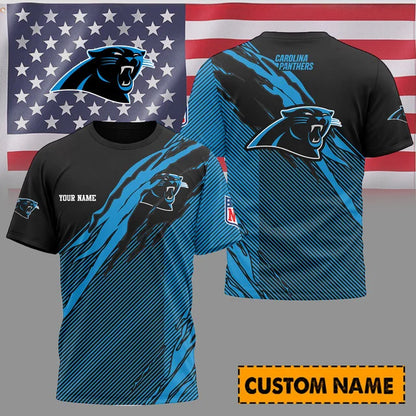 [SPECIAL OFFER] NEW CUSTOMIZED NFL23 CLP CAROLINA PANTHERS UNISEX T-SHIRT & POLO