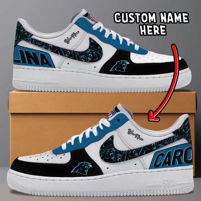 [SPECIAL OFFER] NEW CUSTOMIZED NFL23 CLP CAROLINA PANTHERS AF1 SNEAKERS