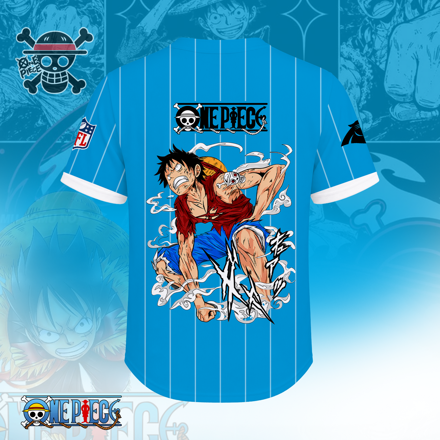 [SPECIAL OFFER] NEW CUSTOMIZED NFL23 CLP CAROLINA PANTHERS BASEBALL JERSEY