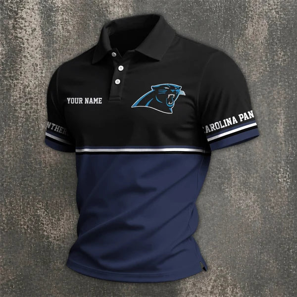 [SPECIAL OFFER] NEW CUSTOMIZED NFL23 CLP CAROLINA PANTHERS POLO SHIRT