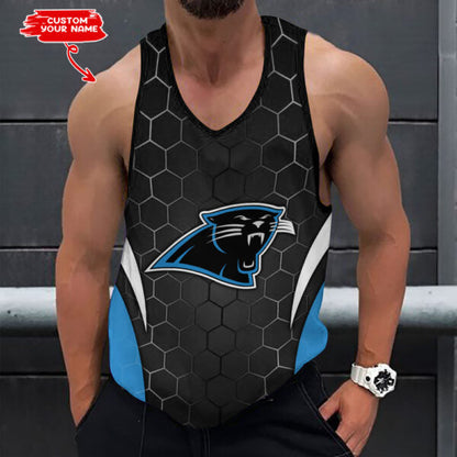 [SPECIAL OFFER] NEW CUSTOMIZED NFL23 CLP CAROLINA PANTHERS UNISEX TANK TOP