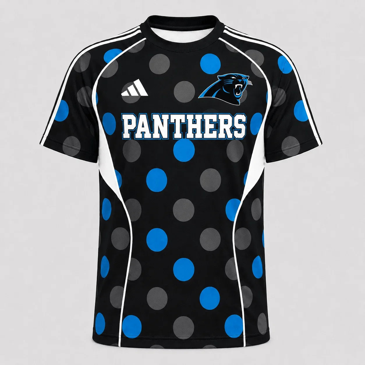 [SPECIAL OFFER] NEW CUSTOMIZED NFL23 CLP CAROLINA PANTHERS RAGLAN TEE