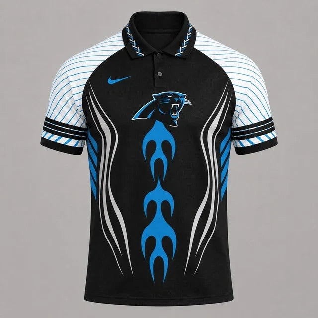[SPECIAL OFFER] NEW CUSTOMIZED NFL23 CLP CAROLINA PANTHERS POLO SHIRT