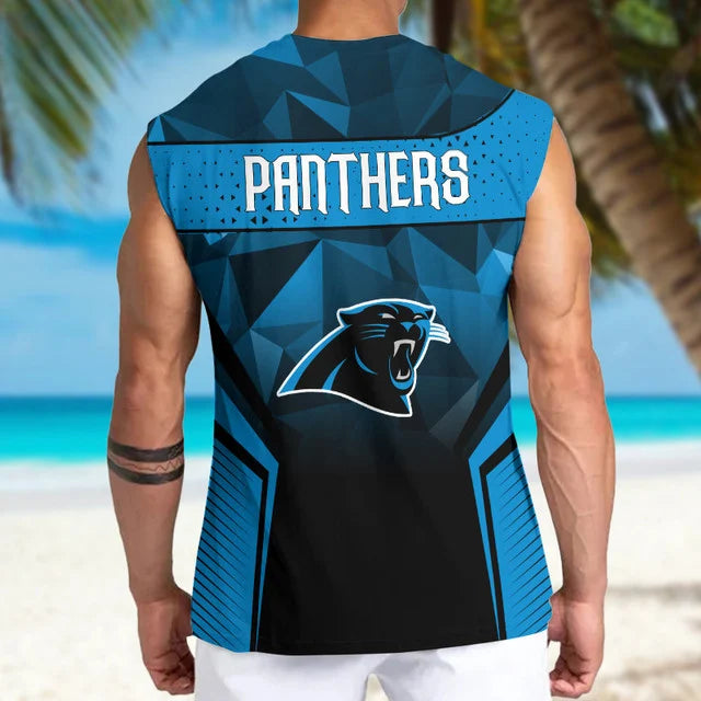 [SPECIAL OFFER] NEW CUSTOMIZED NFL23 CLP CAROLINA PANTHERS MEN'S GYM SHIRT