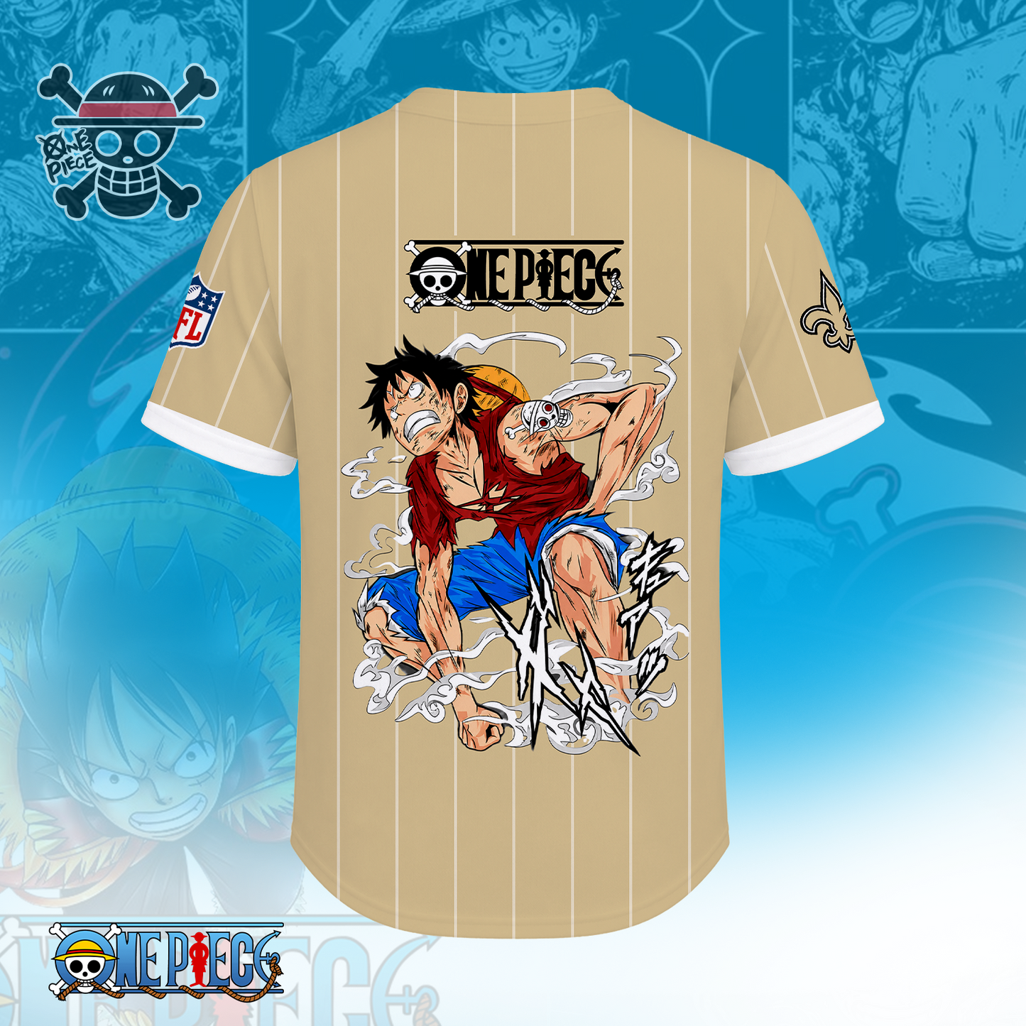 [SPECIAL OFFER] NEW CUSTOMIZED NFL24 NOS NEW ORLEANS SAINTS BASEBALL JERSEY