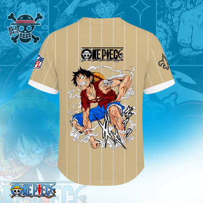 [SPECIAL OFFER] NEW CUSTOMIZED NFL24 NOS NEW ORLEANS SAINTS BASEBALL JERSEY