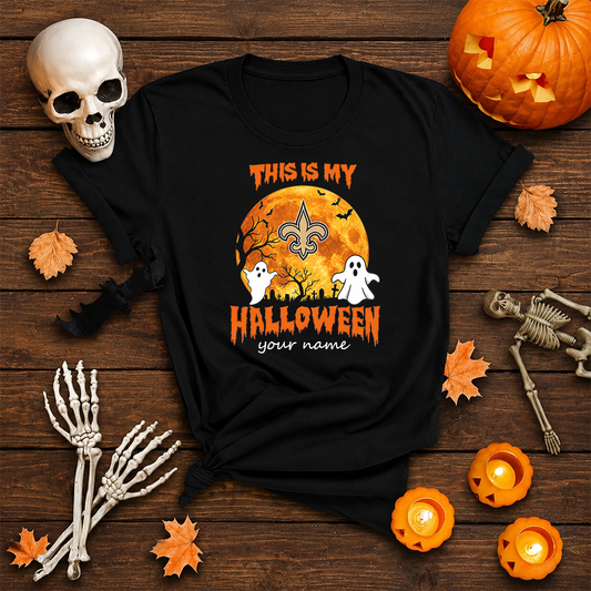 [SPECIAL OFFER] NEW CUSTOMIZED NFL24 NOS NEW ORLEANS SAINTS  HALLOWEEN T-SHIRT, HOODIE & ZIP HOODIE