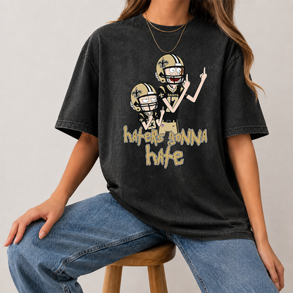 [SPECIAL OFFER] NEW CUSTOMIZED NFL24 NOS NEW ORLEANS SAINTS FUNNY WASHED TEE