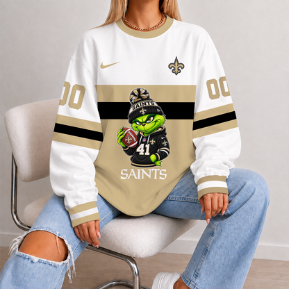 [SPECIAL OFFER] NEW CUSTOMIZED NFL24 NOS NEW ORLEANS SAINTS UNISEX SWEATSHIRT
