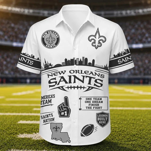 [SPECIAL OFFER] NEW CUSTOMIZED NFL24 NOS NEW ORLEANS SAINTS UNISEX HAWAIIAN SHIRT