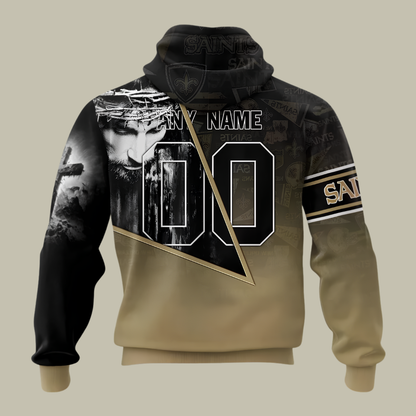 [SPECIAL OFFER] NEW CUSTOMIZED NFL24 NOS NEW ORLEANS SAINTS GOD'S BLESSING T-SHIRT, HOODIE & ZIP HOODIE