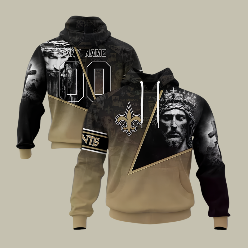 [SPECIAL OFFER] NEW CUSTOMIZED NFL24 NOS NEW ORLEANS SAINTS GOD'S BLESSING T-SHIRT, HOODIE & ZIP HOODIE