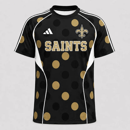 [SPECIAL OFFER] NEW CUSTOMIZED NFL24 NOS NEW ORLEANS SAINTS RAGLAN TEE