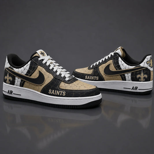 [SPECIAL OFFER] NEW CUSTOMIZED NFL24 NOS NEW ORLEANS SAINTS x SPIDER AF1 SHOES