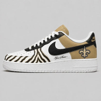 [SPECIAL OFFER] NEW CUSTOMIZED NFL24 NOS NEW ORLEANS SAINTS AF1 SHOES