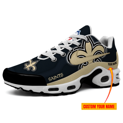 [SPECIAL OFFER] NEW CUSTOMIZED NFL24 NOS NEW ORLEANS SAINTS AIR MAX PLUS SNEAKERS