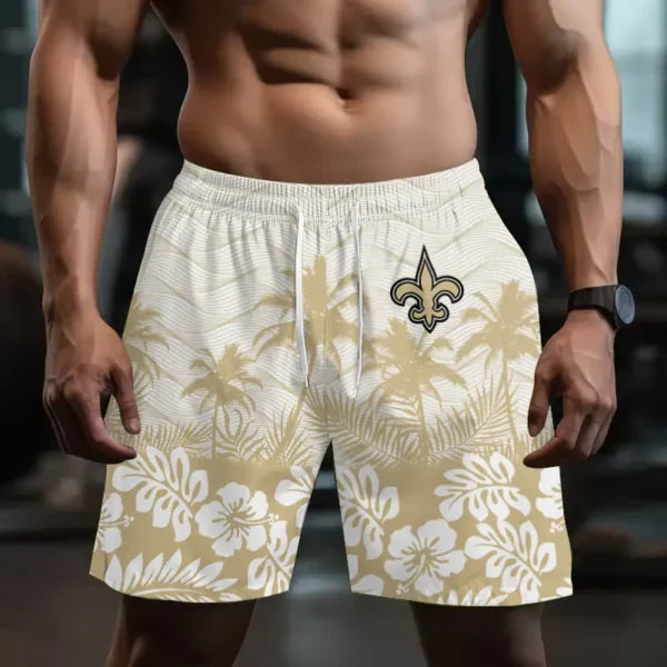 [SPECIAL OFFER] NEW CUSTOMIZED NFL24 NOS NEW ORLEANS SAINTS SHORT PANTS